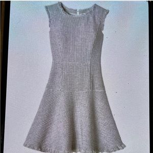 REBECCA TAYLOR KNIT DROP WAIST DRESS